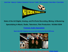 Tablet Screenshot of mirecordingstudios.com
